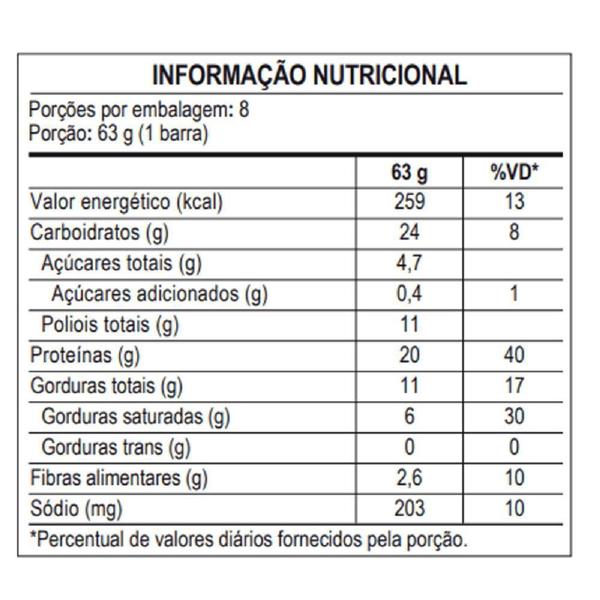 Imagem de High Protein Bar 8Un De 63G (20G Proteina) - Monster