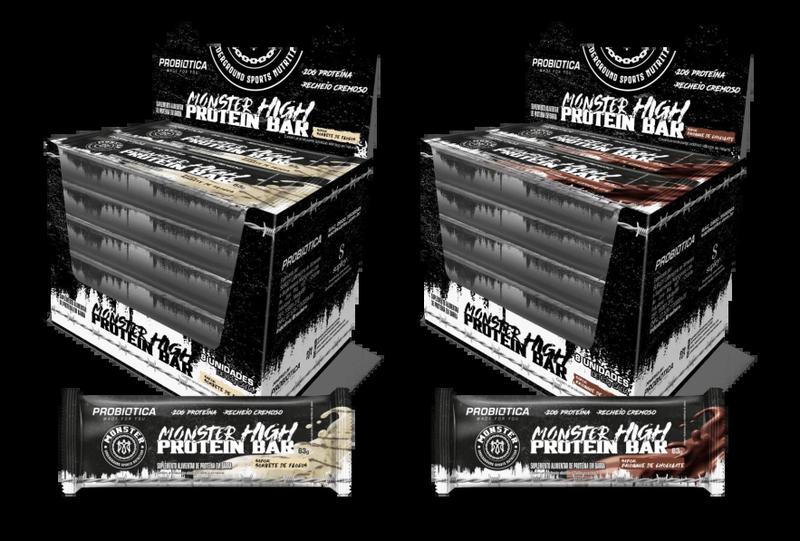 Imagem de High Protein Bar 8Un De 63G (20G Proteina) - Monster