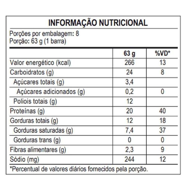 Imagem de High Protein Bar 8Un De 63G (20G Proteina) - Monster