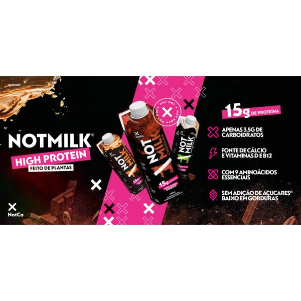 Imagem de High Protein Pasta de Amendoim NOT MILK 250ml (24 und)