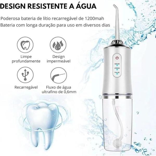 Imagem de Higiene bucal com Jato d'Água do Irrigador Elétrico!