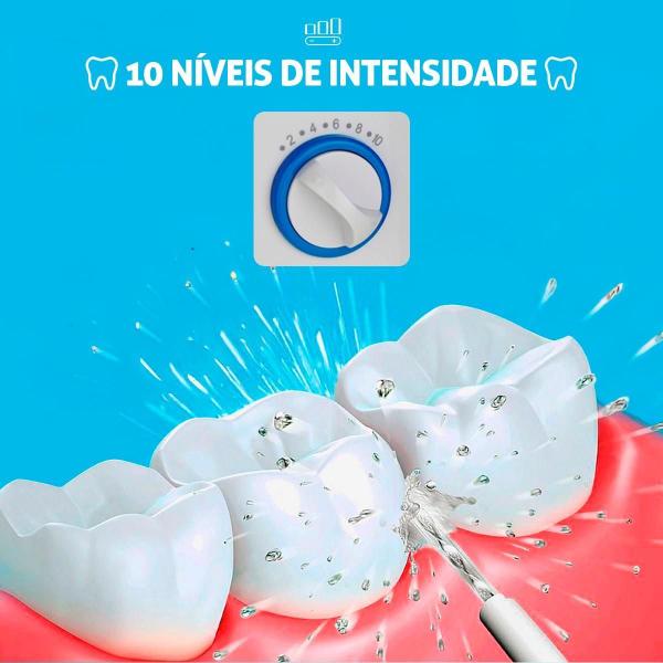 Higienizador Bucal Elétrico Dente E Gengiva Jato D'Água 10 - Desert Imagem de Higienizador Bucal Elétrico Dente E Gengiva Jato D'Água 10