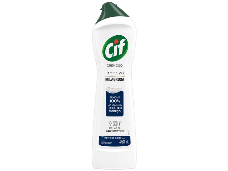 Higienizador Cremoso CIF Limpeza Milagrosa Remove 100% da Sujeira 450ml Higienizador Cremoso CIF Limpeza Milagrosa Remove 100% da Sujeira 450ml