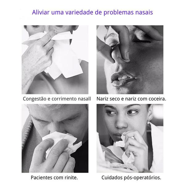 Imagem de Higienizador Lavador Nasal Ducha Para Sinusite Rinite Alérgica Com 2 Bicos Adulto E Infantil