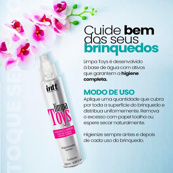 Imagem de Higienizador Limpa Toys 120ml Intt