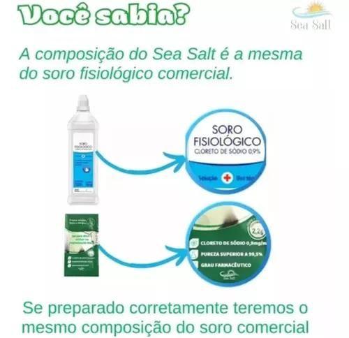 Imagem de Higienizador Nasal Sachê C/60 + Pote 500g Sal Bicarbonato Para Lavagem Nasal