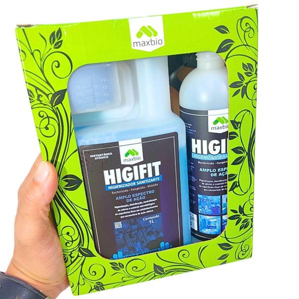 Imagem de Higienizador Sanitizante Higifit Ecológico Concentrado 1L +