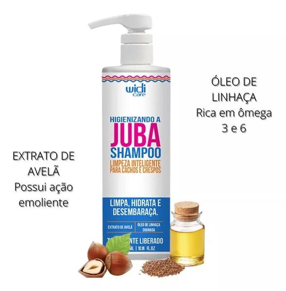 Imagem de Higienizando a Juba Shampoo 500 ml - Widi Care