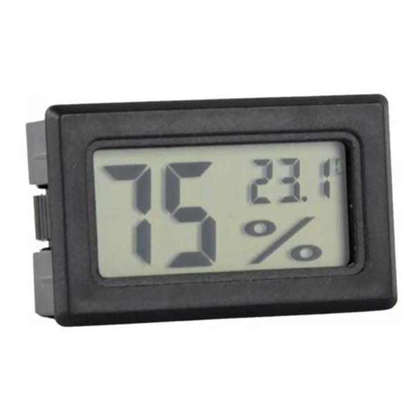 Imagem de Higrômetro Medidor Temperatura Termômetro Higrômetro