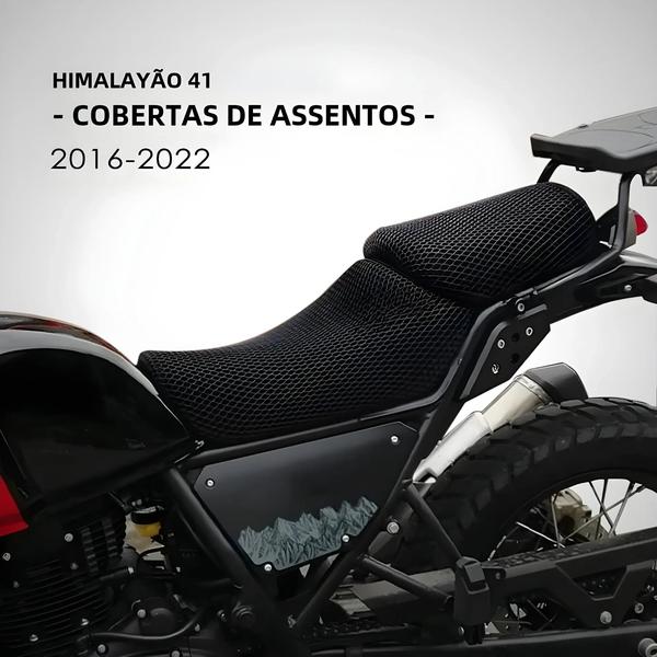 Imagem de Himalayan 411 2016-2022 Capa De Assento De Motocicleta Em Malha De Favo De Mel 3D Para Royal Enfield