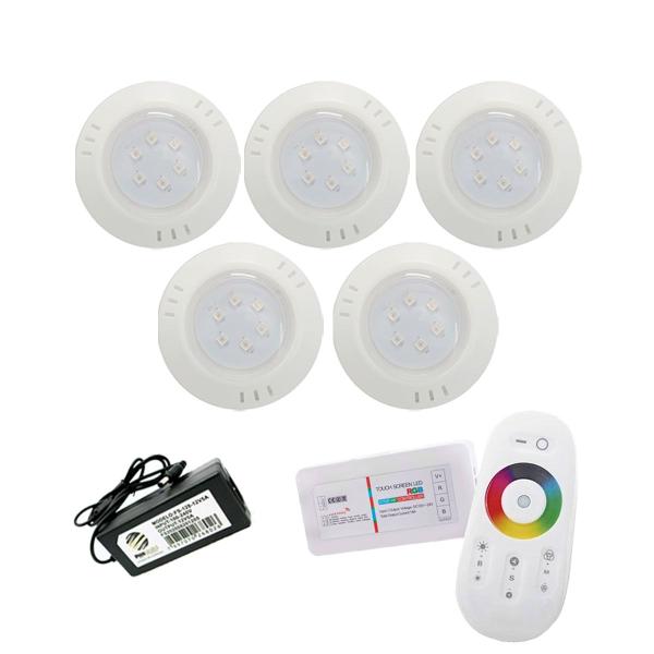 Imagem de Hiper Led para piscina 9W ABS RGB + Comando RGB Novo