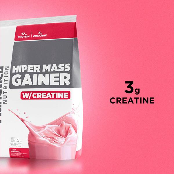 Imagem de Hiper Mass Gainer 3kg com Creatina - Atlhetica Nutrition