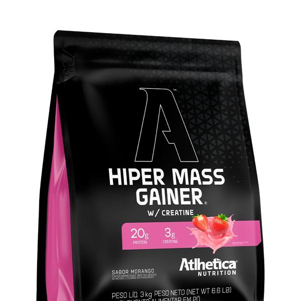 Imagem de Hiper Mass Gainer Atlhetica Nutrition (3kg) Morango