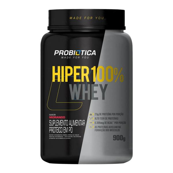 Imagem de Hiper Whey 100% Pure 900g Pote - Probiotica Concentrado