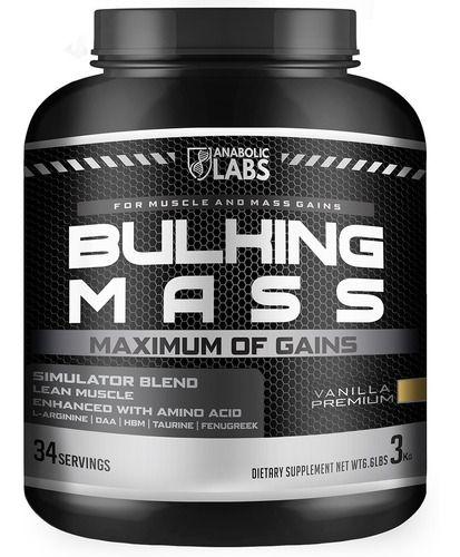 Hipercalórico Bulking Mass 3 Kg - ANABOLIC LABS Imagem de Hipercalórico Bulking Mass 3 Kg