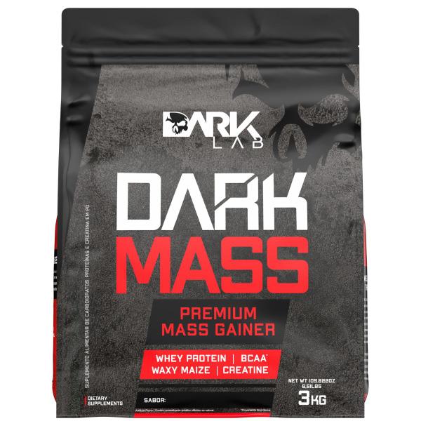 Imagem de Hipercalorico Dark Mass 3kg + Precursor GH Boost 60 Caps Dark Lab