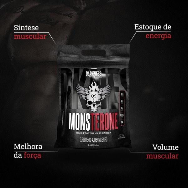 Imagem de Hipercalórico Darkness Monsterone Chocolate 3Kg Pouch