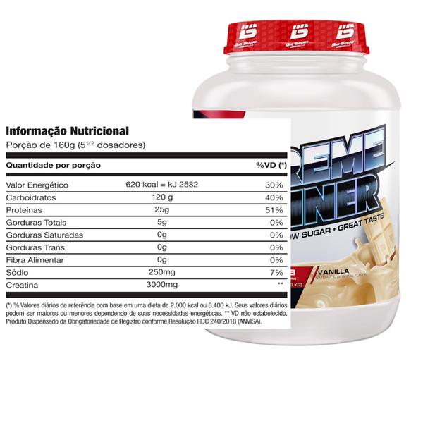 Imagem de Hipercalórico em pote Xtreme Gainer 3KG com Creatina- Bio Sport