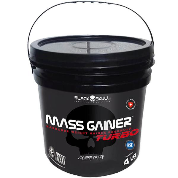 Imagem de Hipercalórico mass gainer turbo 4kg - BLACK SKULL