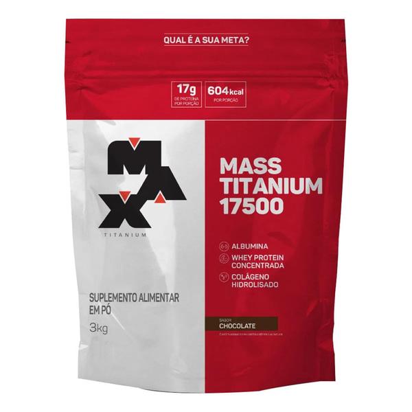 Imagem de Hipercalórico  Max Titanium Mass Titanium 17500 - em Pó 3kg