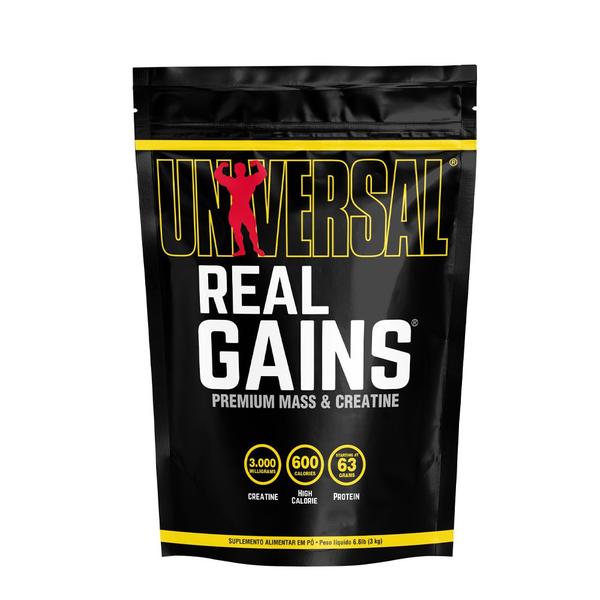 Hipercalórico Real Gains 5kg - Universal Nutrition Imagem de Hipercalórico Real Gains 5kg - Universal Nutrition