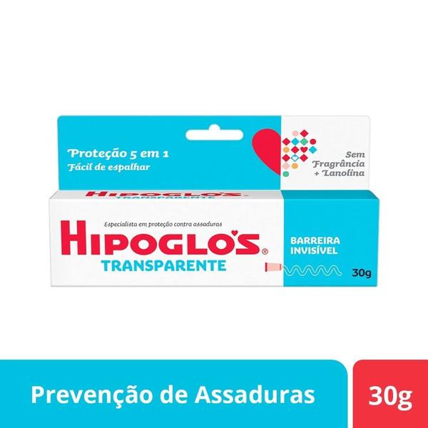 Imagem de Hipoglós Transparente Creme Preventivo de Assaduras 30g