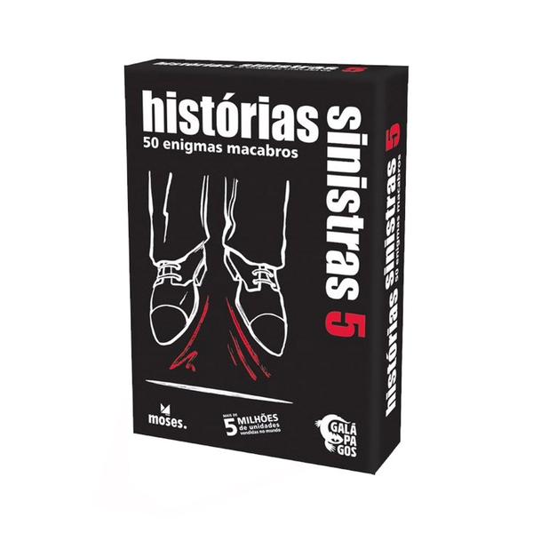 Imagem de Historias Sinistras Black Stories 5 Jogo de Cartas Galapagos BLK005