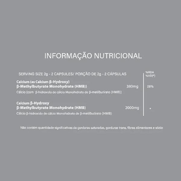 HMB 2000mg MASSA MUSCULAR CORPORAL - CLEANBRAND Imagem de HMB 2000mg MASSA MUSCULAR CORPORAL
