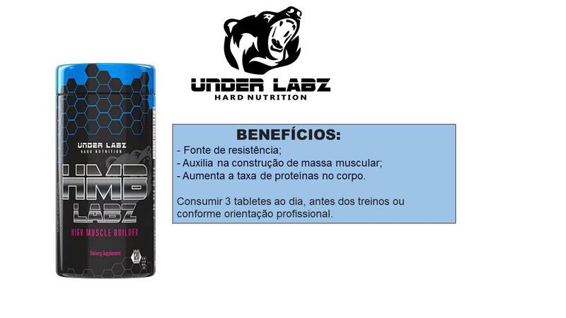 Imagem de Hmb labz 120 v-caps - under labz rende 40 doses