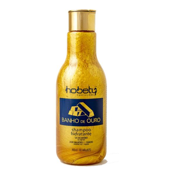 Imagem de Hobety Shampoo Banho De Ouro 300Ml + Shampoo Rose Gold 300Ml