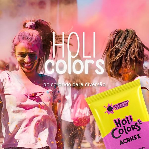 Imagem de Holi Colors 100 grs - ROSA - ACRILEX - 100537