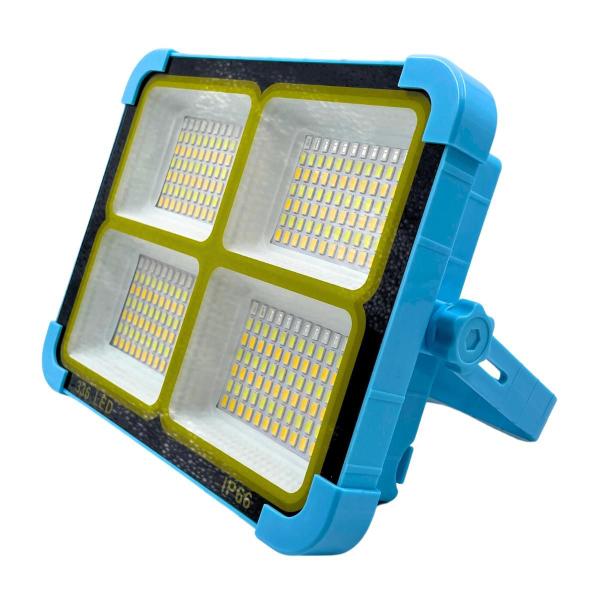 Imagem de Holofote Led Solar Acampamento 366 LEDs Portátil 