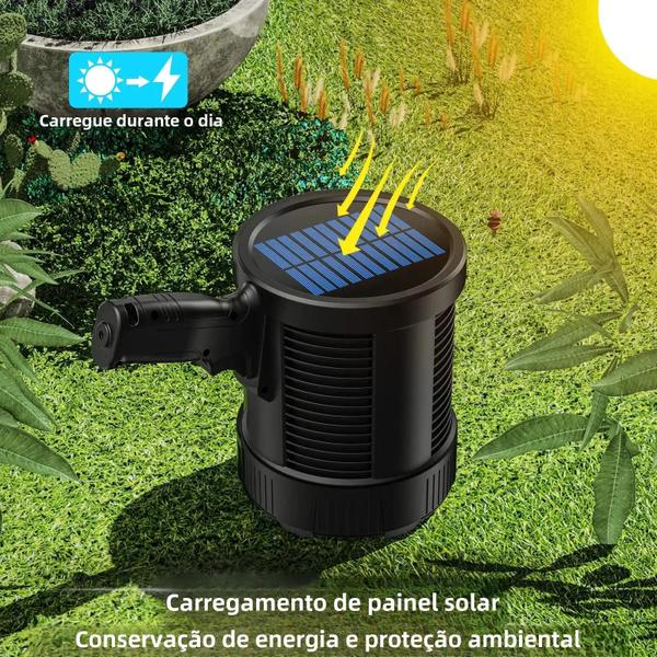 Imagem de Holofote Portátil Recarregável 900.000 Lumens - LED Super Brilhante para Exteriores