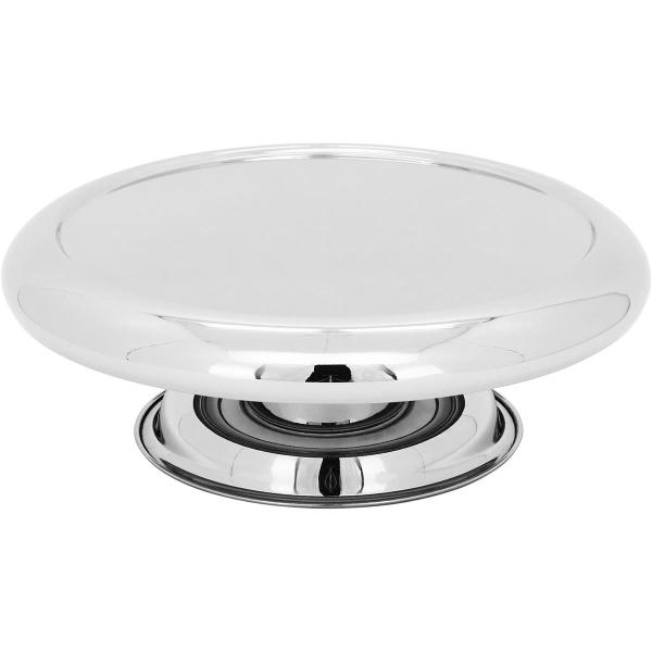 Imagem de HOME&ampCO QUAZAR PRATO BOLO 32x11x1,4cm INOX PRATA COM PÉ