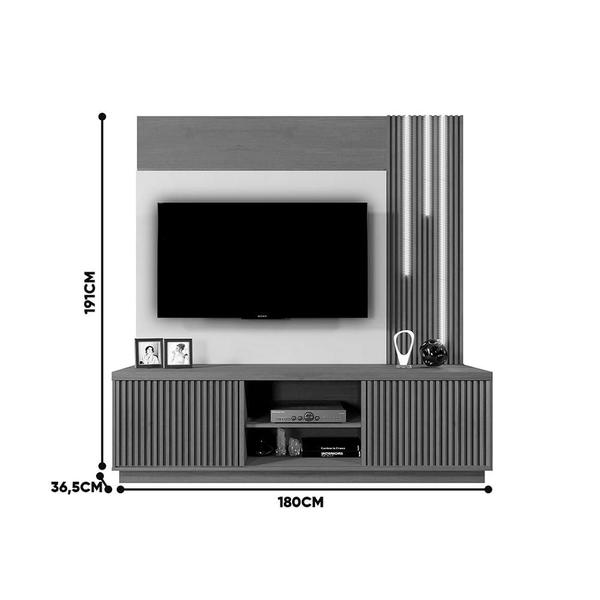 Imagem de Home Logan COM LED Cascata 2 portas Mavaular