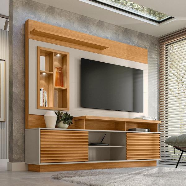 Home para TV até 60 Polegadas Ripado Eldorado 2.0 Linea Brasil Imagem de Home para TV até 60 Polegadas Ripado Eldorado 2.0 Linea Brasil