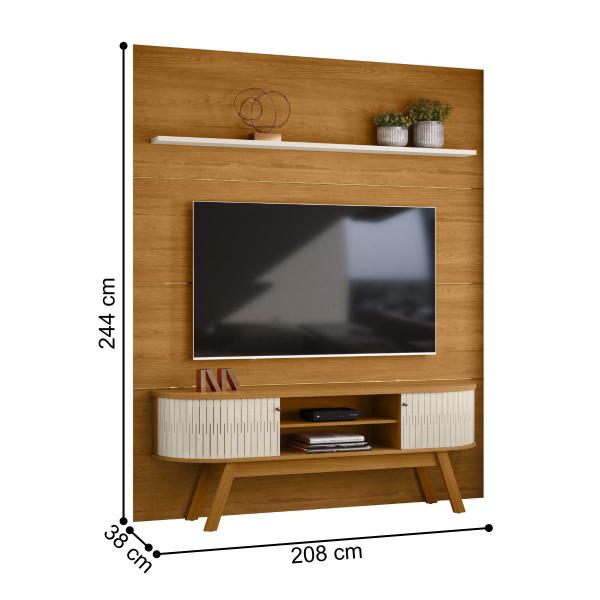 Imagem de Home para TVs 75" com 2 Portas Brémen Cinamomo Off White