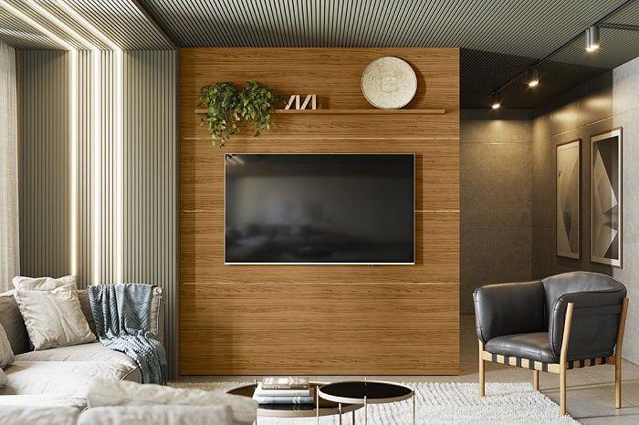 Imagem de Home Piso-Teto Guaporé para TV de até 75 polegadas - Naturale - Madetec