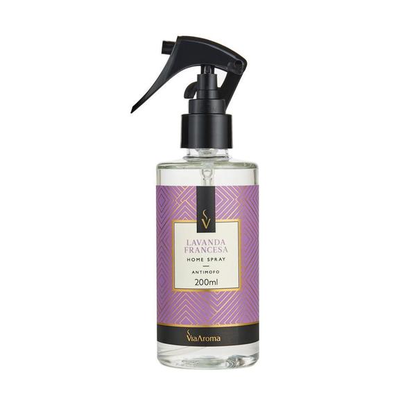 Imagem de HOME SPRAY 200ml Via Aroma LAVANDA FRANCESA BACT    ANTIM.