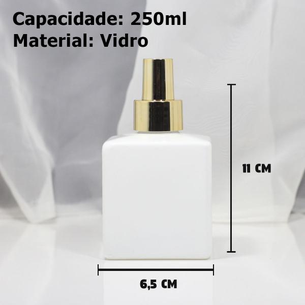 Imagem de Home Spray Frasco Branco Porta Sabonete Liquido Lavabo Luxo