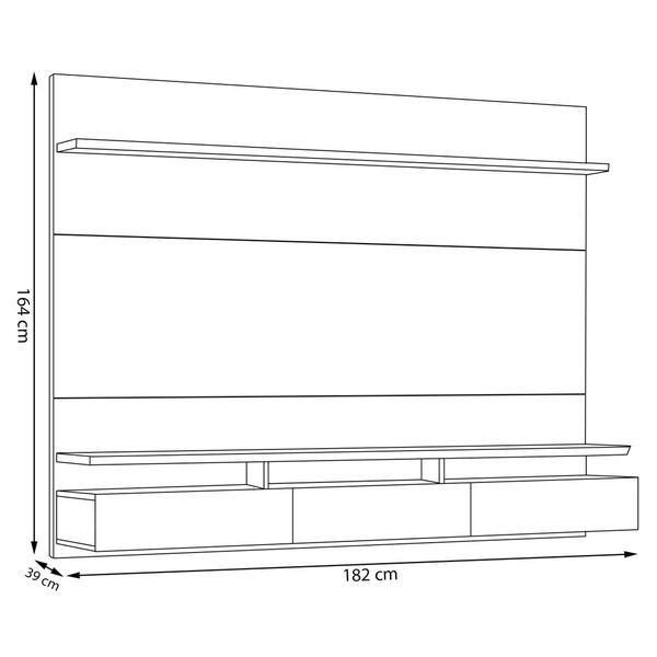 Imagem de Home Suspenso Decorativo 182cm Callie Freijó/Off White G29 - Gran Belo