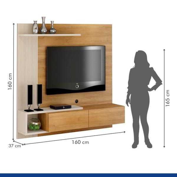 Imagem de Home Suspenso para TV até 60 Polegadas 2 Portas Los Angeles Valdemóveis