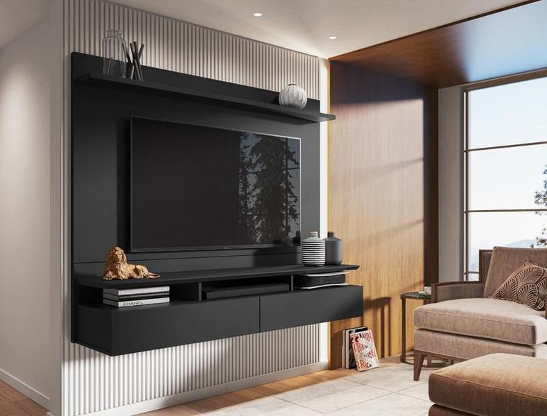 Imagem de Home Suspenso para TV Noruega Preto - Fdecor