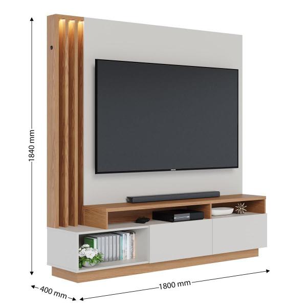 Imagem de Home Theater 2 Portas Basculantes com Led Humaitá