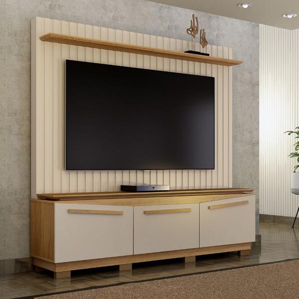 Imagem de Home Theater 3 Portas Painel Ripado Montreal