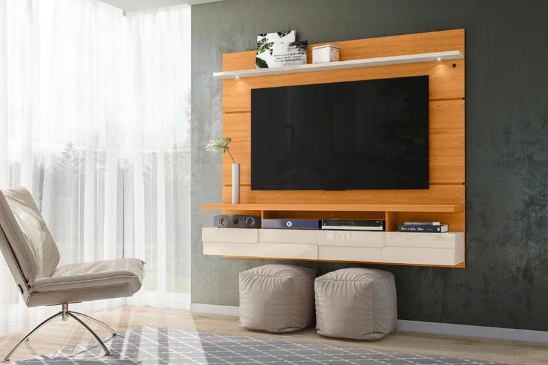 Imagem de Home Theater Lana 1.8 para TV de até 60 polegadas - Cinamomo / Off White - Madetec