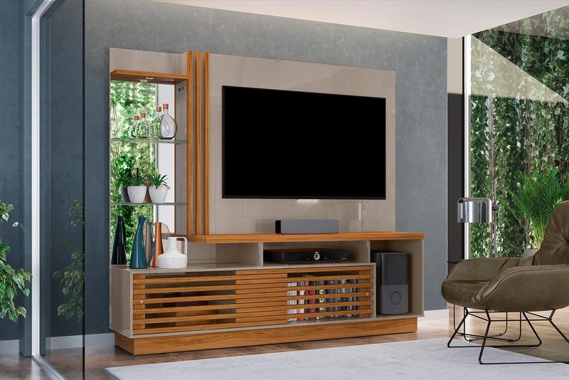 Imagem de Home Theater para TVs 60 Polegadas Dalibor Fendi Naturale