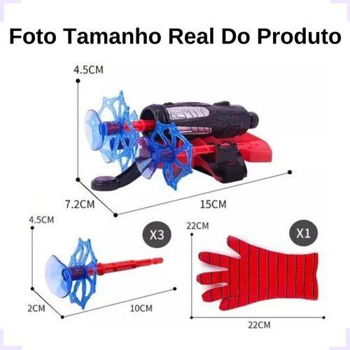 Imagem de Homem Aranha Atira Teia Brinquedo Com Luva Super Herói Top