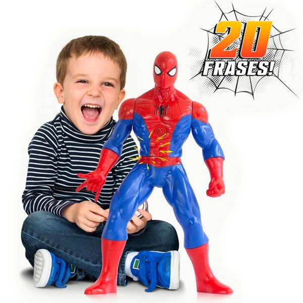 Imagem de Homem Aranha Boneco Gigante Spider Man Vingador Marvel 56cm