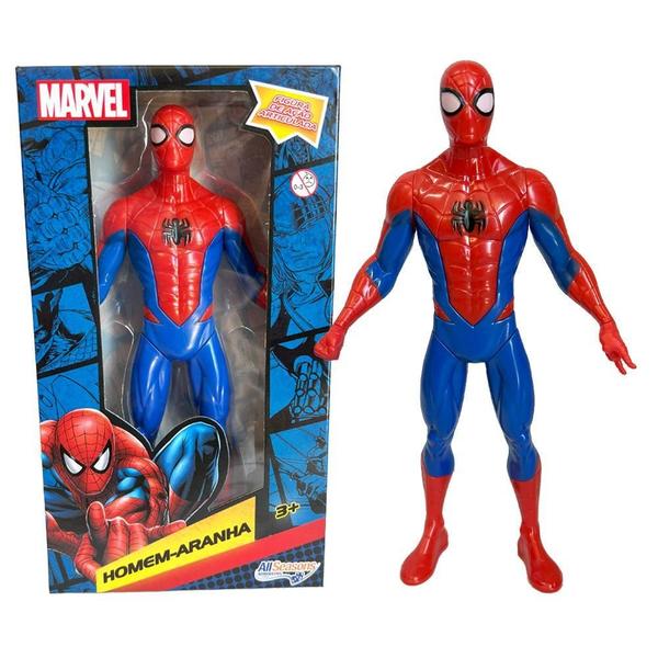 Imagem de Homem Aranha Brinquedo Boneco Vingadores Articulado Grande